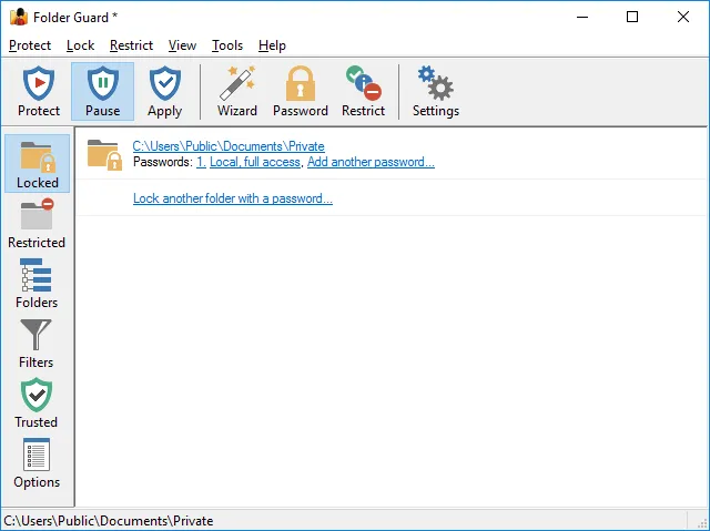 Folder Guard Professional-2x9rx8psCaptura de Pantalla