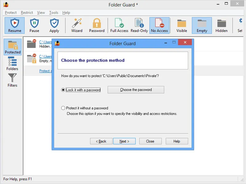 Folder Guard Professional-6cewv3cqCaptura de Pantalla