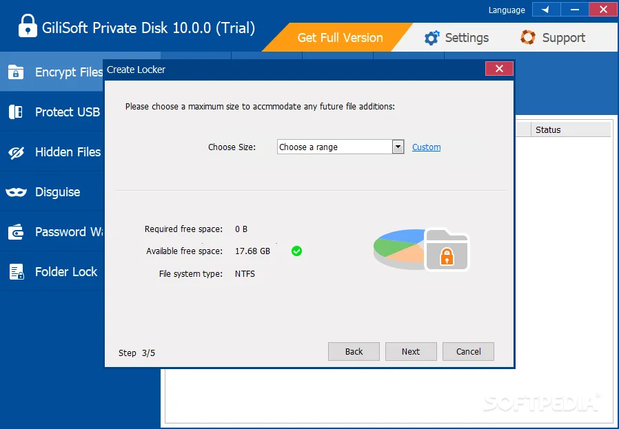 GiliSoft Private Disk-vvu9644bCaptura de Pantalla