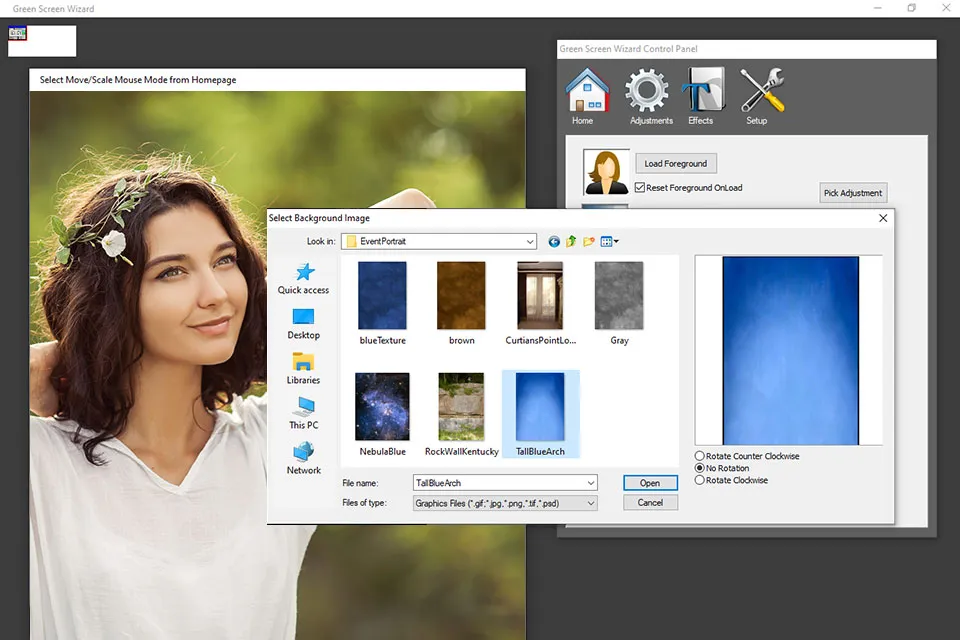 Green Screen Wizard Pro-u3wblp5vCaptura de Pantalla
