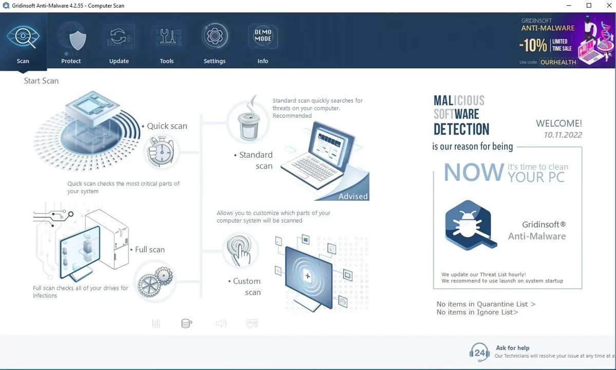 GridinSoft Anti Malware-zrs9uutzCaptura de Pantalla