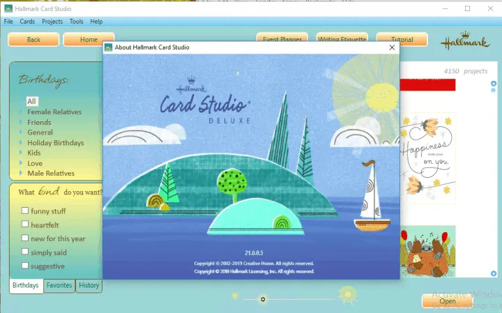 Hallmark Card Studio Deluxe-x23lh8v4Captura de Pantalla