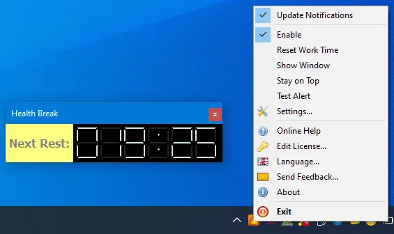 Health Break Reminder-n4rfrct9Captura de Pantalla
