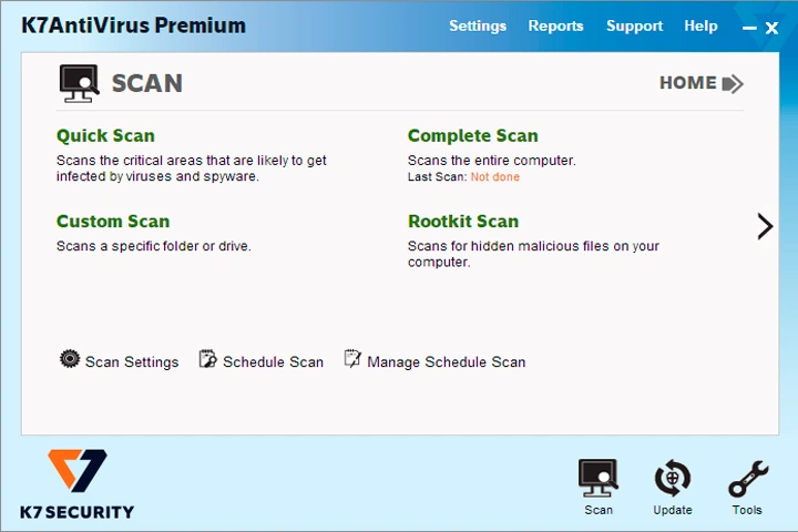 K7 Scanner for Ransomware & BOTs-i6h82s9uCaptura de Pantalla