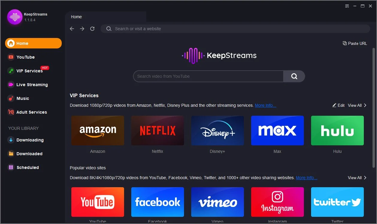 KeepStreams -oxbztyadCaptura de Pantalla
