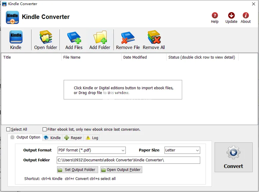 Kindle Converter-1b8yfe2xCaptura de Pantalla