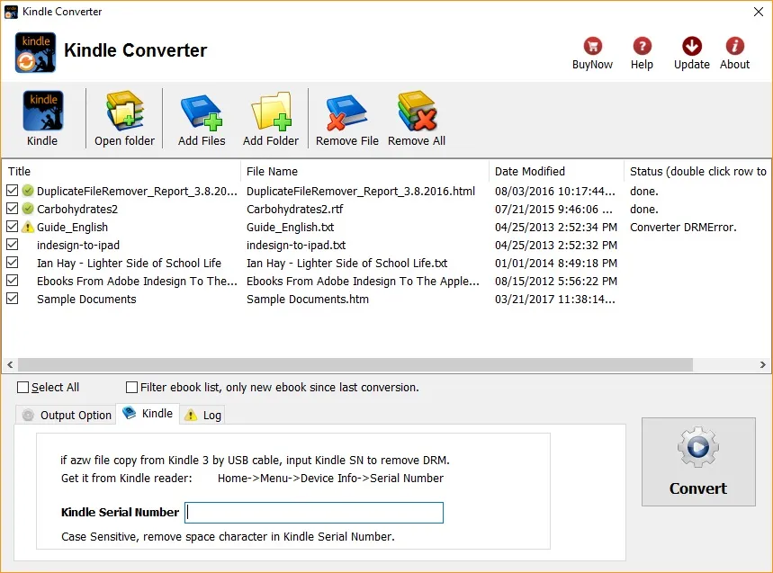 Kindle Converter-zrtkcug4Captura de Pantalla
