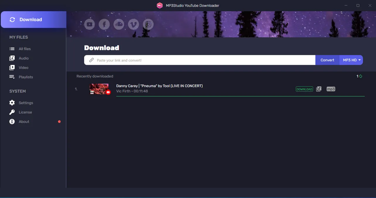 MP3Studio YouTube Downloader-ewlyadn7-Captura de Pantalla