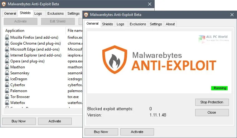 Malwarebytes Anti-Exploit Premium-4jjq72lpCaptura de Pantalla