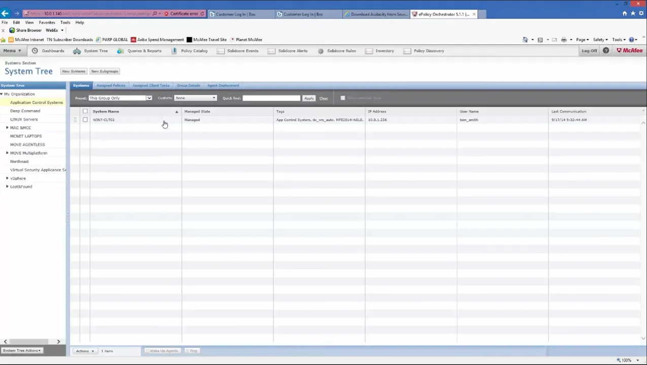 McAfee Application Control-yn95x3mmCaptura de Pantalla