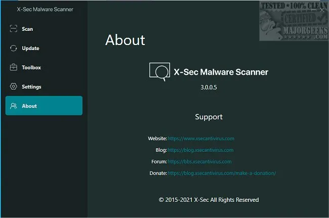 X-Sec Malware Scanner-fnwyobl4Captura de Pantalla