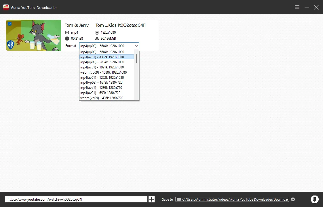 iFunia YouTube Downloader-ns90jj0vCaptura de Pantalla