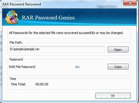 iSunshare RAR Password Genius-6rpb72kfCaptura de Pantalla