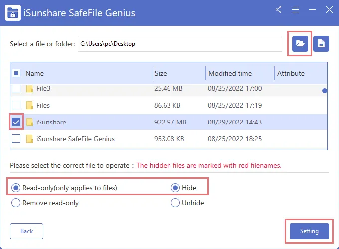iSunshare SafeFile Genius-ov8j6k7qCaptura de Pantalla
