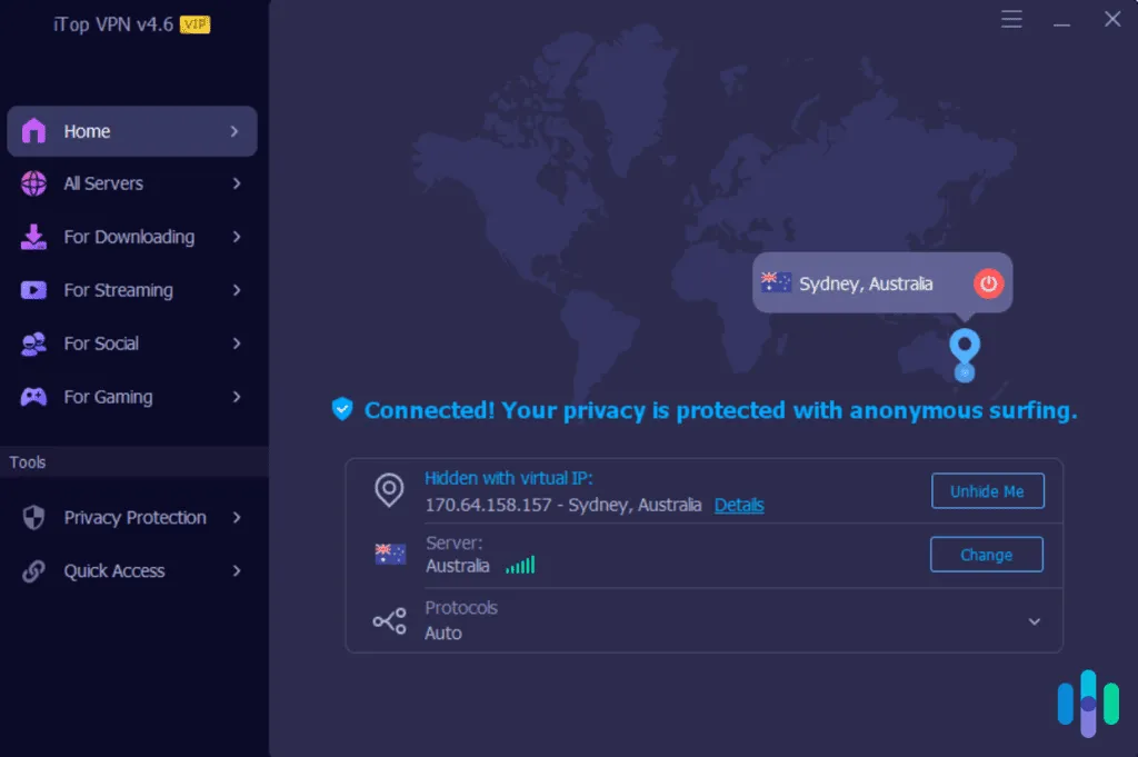iTop VPN-ppiio32oCaptura de Pantalla