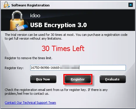 idoo USB Encryption-dvmaemnpCaptura de Pantalla