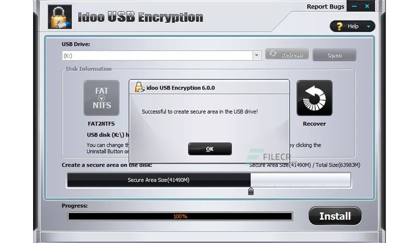 idoo USB Encryption-kutcqd1zCaptura de Pantalla
