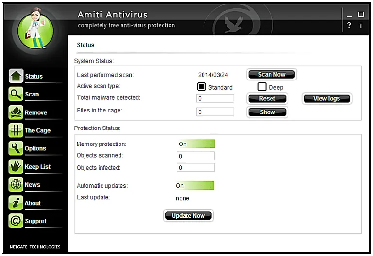 NETGATE Amiti Antivirus-5ib7ijik-Capturas de Pantalla