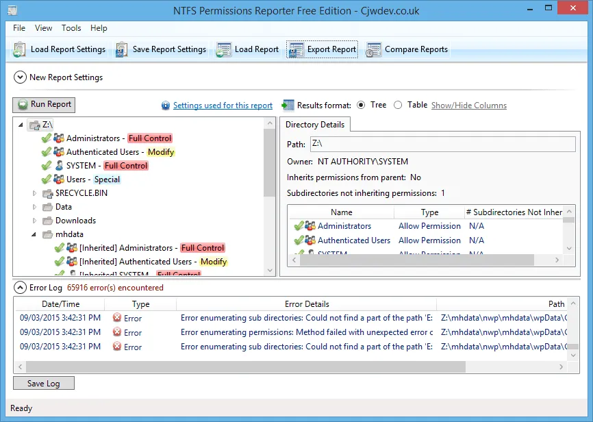 NTFS Permissions Reporter Enterprise-4f9hy2vd-Capturas de Pantalla