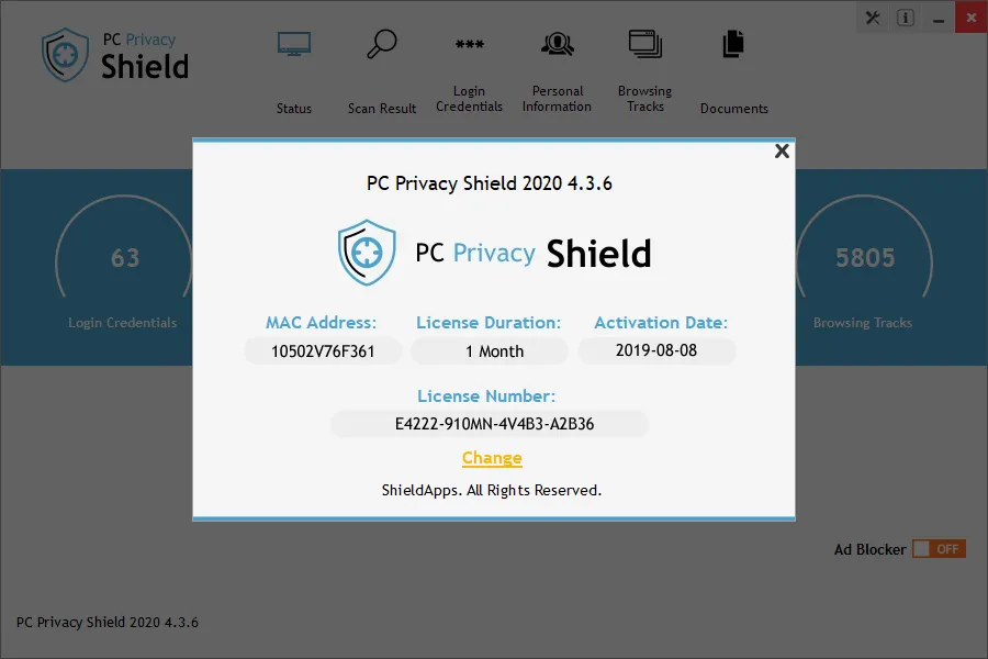 PC Privacy Shield-chf6qcdw-Capturas de Pantalla