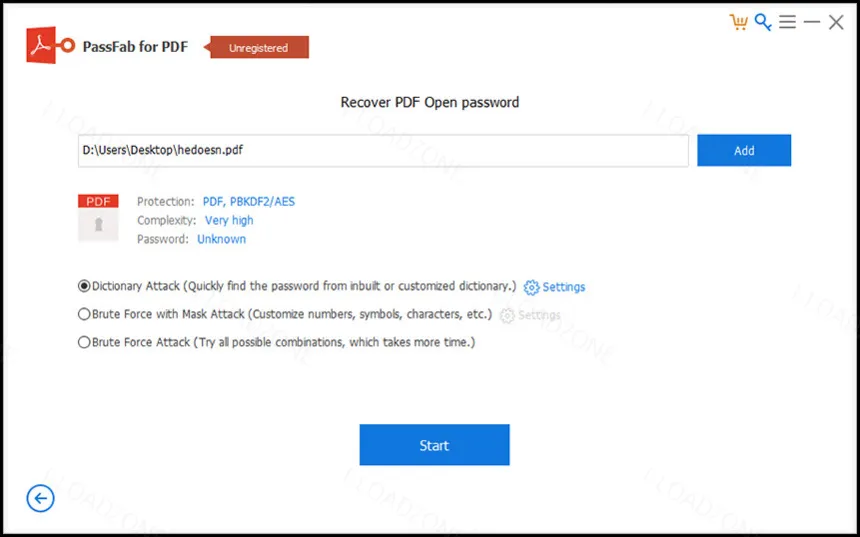 PassFab for PDF-oba42ra1-Capturas de Pantalla