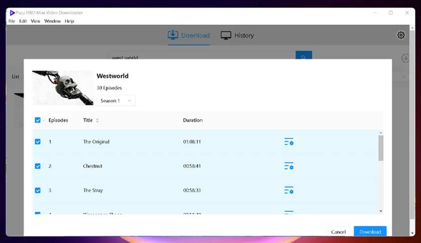 Pazu HBO Max Video Downloader-eidaq0d5-Capturas de Pantalla