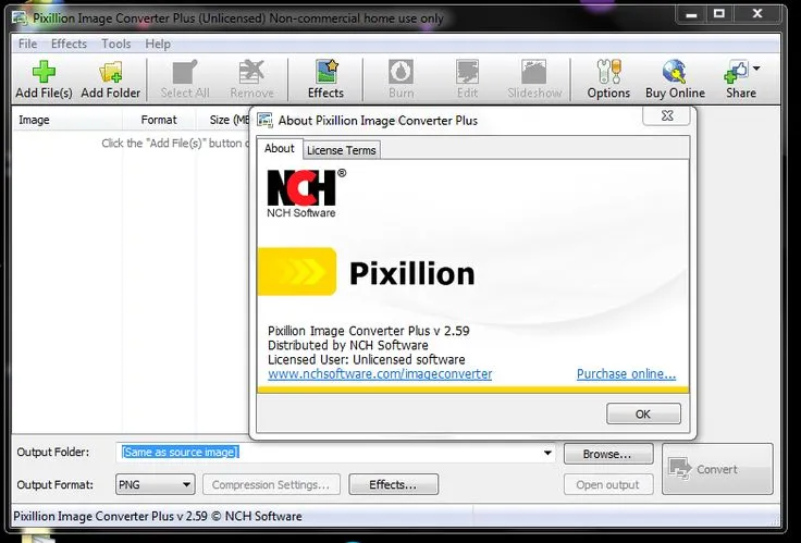 Pixillion Image Converter Plus-3legbtm0-Capturas de Pantalla