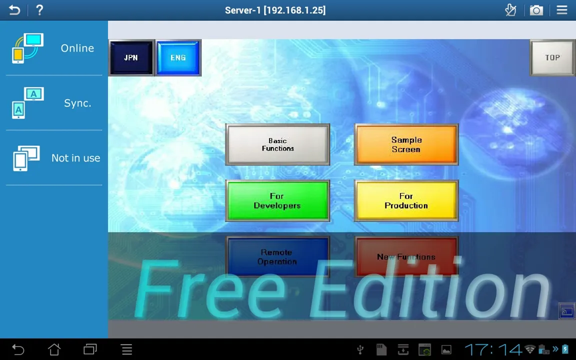 Pro-face Remote HMI Client for Win-8034927f-Capturas de Pantalla