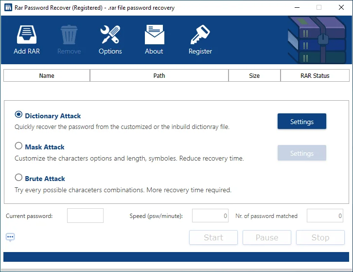 RecoverPassword RAR Password Recover-izjxlyuw-Capturas de Pantalla