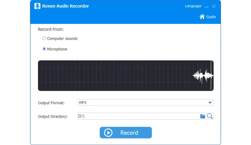 Renee Audio Recorder Pro-w2fcw0qy-Capturas de Pantalla