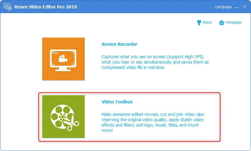 Renee Video Editor Pro-23joesne-Capturas de Pantalla
