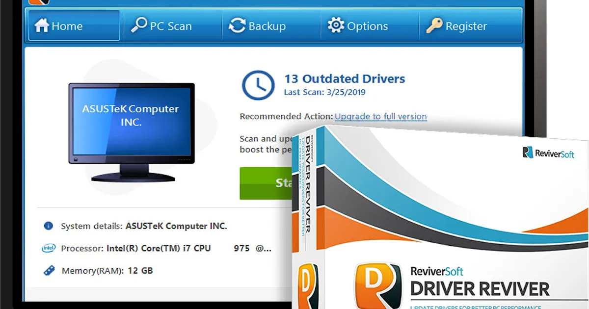 ReviverSoft Driver Revivervr8mxumw-Capturas de Pantalla