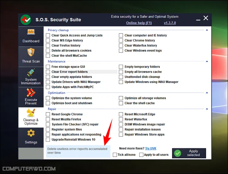 S.O.S Security Suite-zi9f7n85-Capturas de Pantalla