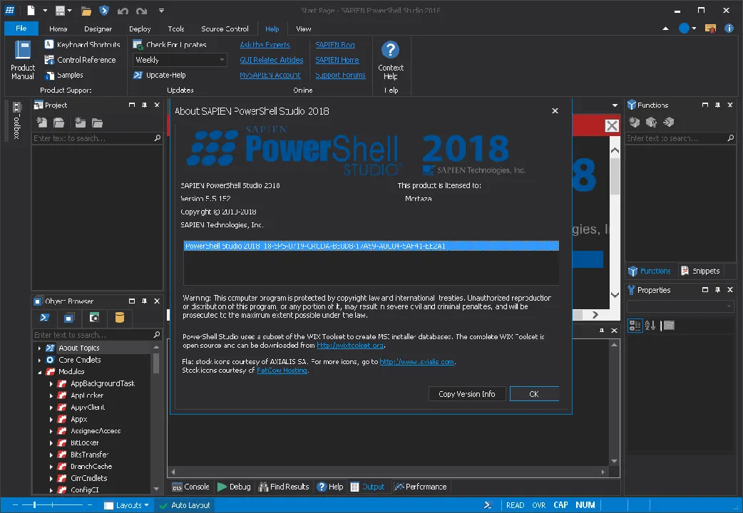 SAPIEN PowerShell Studio-ytrvliw8-Capturas de Pantalla