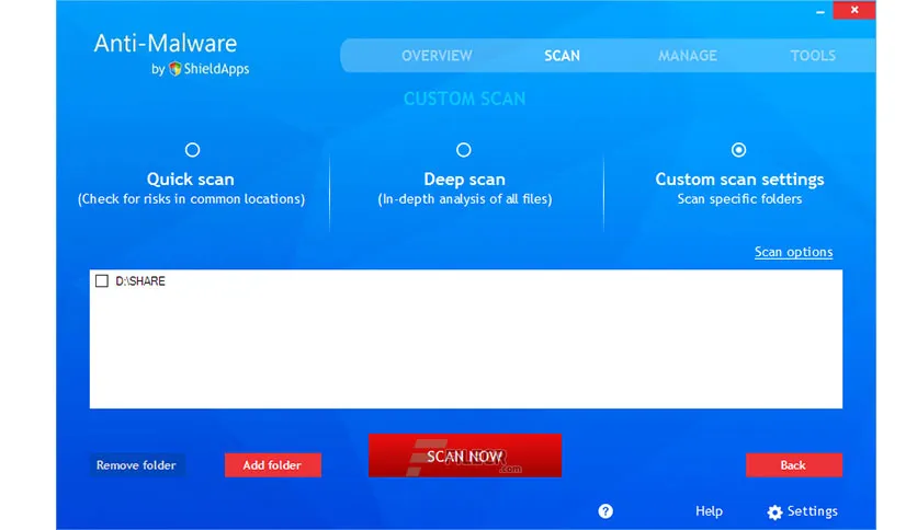 ShieldApps Anti-Malware Pro-nro55aqm-Capturas de Pantalla