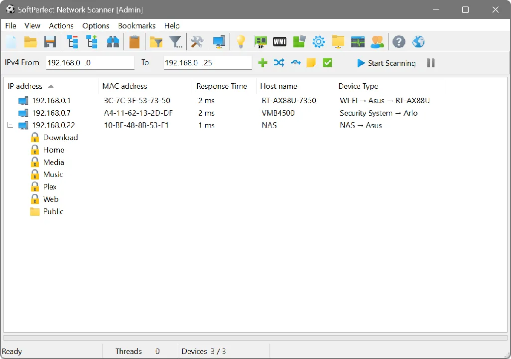 SoftPerfect Network Scanner-l66t1o20-Capturas de Pantalla