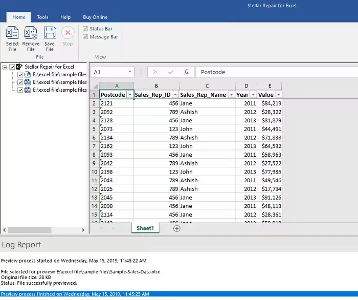 Stellar Repair for Excel--eview-4-Capturas de Pantalla
