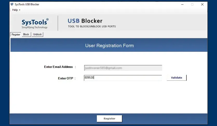 SysTools USB Blocker-lyca66ui-Captura de Pantalla
