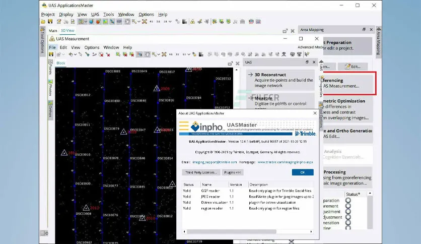 Trimble Inpho UASMaster-nvn0u07o-Captura de Pantalla