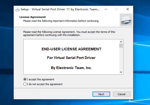 Virtual Serial Port Driver Pro-fwee1z74-Captura de Pantalla