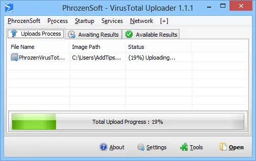 VirusTotal Uploader-3282qv54-Captura de Pantalla
