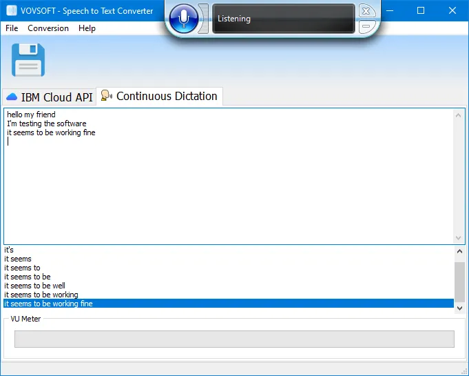 VovSoft Speech to Text Converter-0btrrya7-Captura de Pantalla