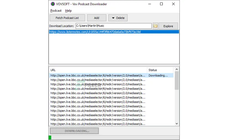 Vovsoft Podcast Downloader-6yevk15j-Captura de Pantalla