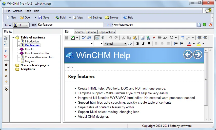 WinCHM Pro-llqk301t-Captura de Pantalla