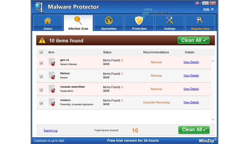 WinZip Malware Protector-xinm585r-Captura de Pantalla