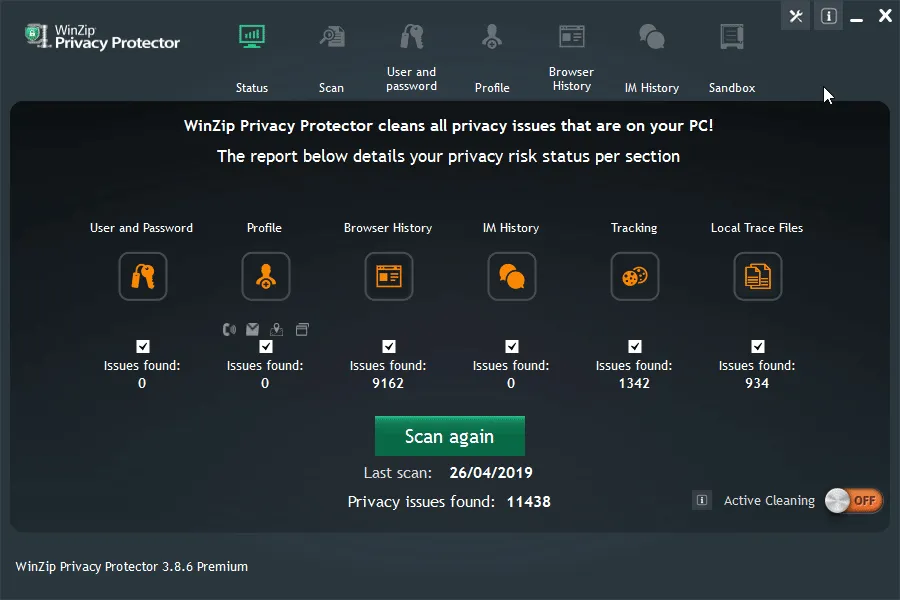 WinZip Privacy Protector-330xqz2v-Captura de Pantalla