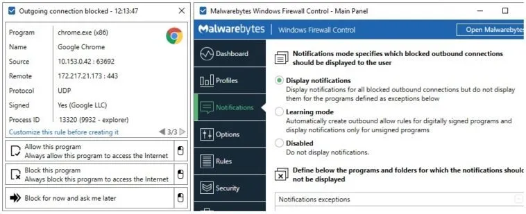 Windows Firewall Control-2rpuw5hy-Captura de Pantalla