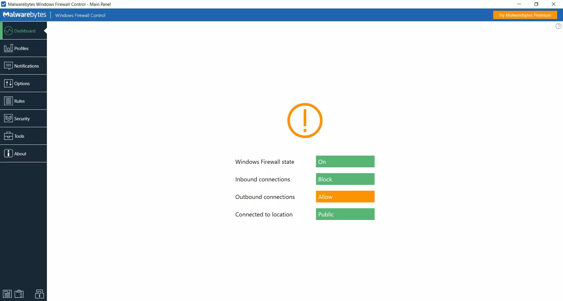 Windows Firewall Control-wjf304d9-Captura de Pantalla