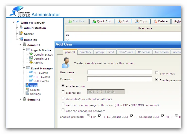 Wing FTP Server Corporate-5q5du95y-Captura de Pantalla