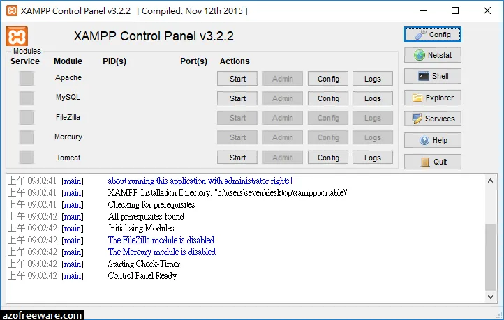 Xampp -203a4y70-Capturas de Pantalla